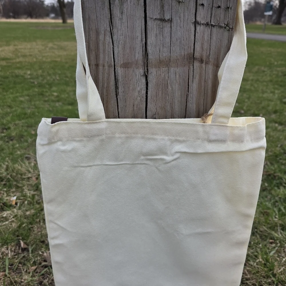 Mooshie Totes + Keychain  Canvas Tote Bag 13x15 NWT